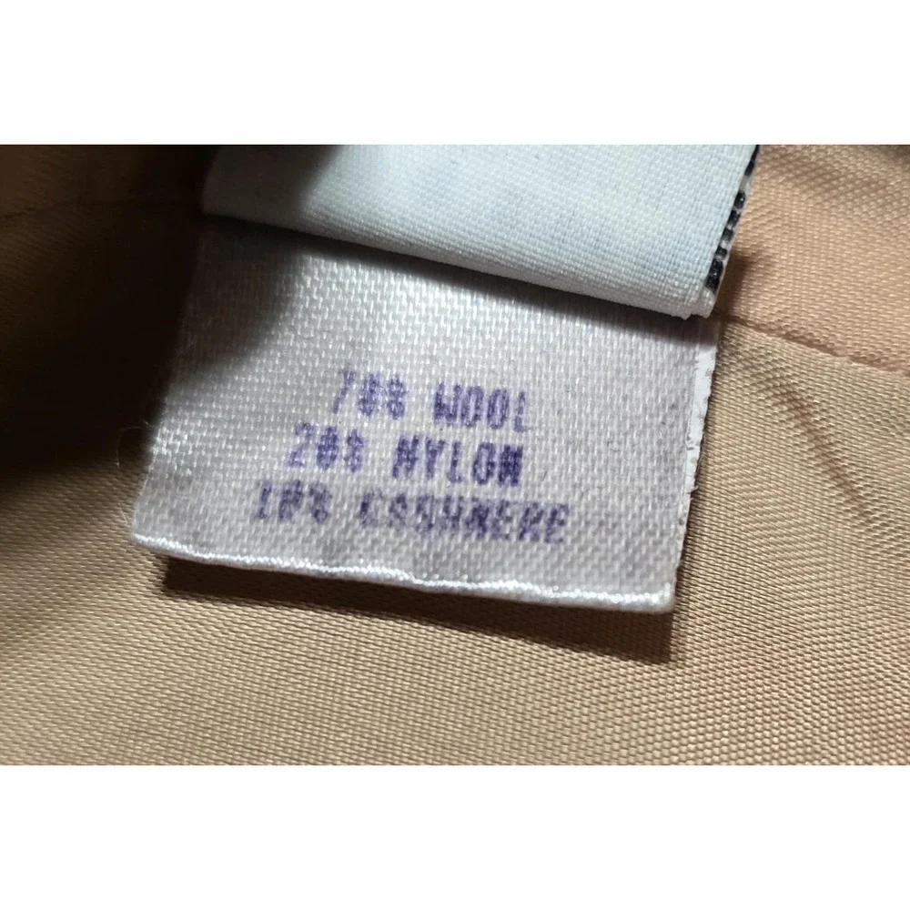 Vintage Wool Cashmere Jacobson's Blazer Womens‎ 8 Petite Camel Tan Quiet Luxury